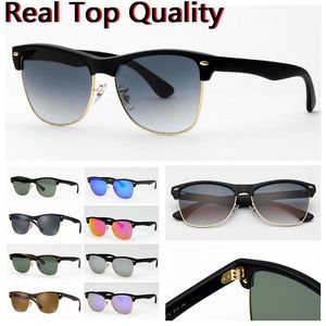 Zonnebrillen van topkwaliteit, heren, dames, oversized nylon frame zonnebrillen voor herenzonnebrillen met uv-glazen lenzen, alle verkooppakketten