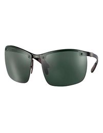 Gafas de sol polarizadas semi sin montura de fibra de carbono súper ligeras de calidad superior para hombres Material ultraligero Gafas de sol de tamaño de 64 mm para hombre para Mal9104045