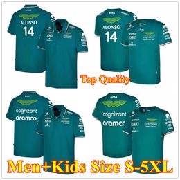 Camisetas de alta calidad Camiseta Aston Martin JerseyS AMF1 2022 23 Hombres y niños Camiseta oficial NIÑOS NIÑAS Camiseta Fernando Alonso Fórmula 1 Traje de carreras Camiseta F1 MOTO Motorcyc Tees