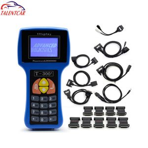 Top Kwaliteit T300 Key Programmeur Auto Scanner Met 7 Kabels 9 Adapters en Transponder Programmeren Machine Slotenmaker Tool336W