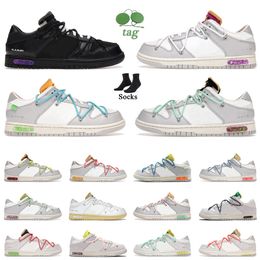 Topkwaliteit The Lot 1-50 Ow White x hardloopschoenen voor heren Dames Designer Lots 1 50 20 Offs Sail Pine Green University Red Platform Low OG Sneakers Sport