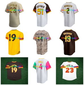 Fernando Tatis Jr. Joe Musgrove Tony Gwynn Sd Padres Baseball Jersey Manny Machado Xander Bogaerts Steve Garvey Jake Cronenworth Ha-Seong Kim Trevor Hoffman Size S-4XL