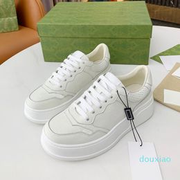 Top Quality TIME OUT Sneakers Fashion Platform Shoes Perforated embossed bulge Letter Sneaker 2022