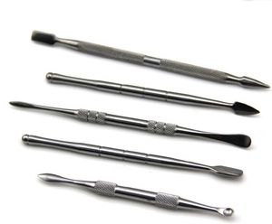 Outil en titane de qualité supérieure GR2 Titanium Dabber Wax Atomiseur en acier inoxydable Dab Tool Titanium Nail Dabber Tool Vaporisateur d'herbes sèches