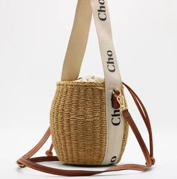 Top qualité Tote Designer S Sacs à main Sacs à bandoulière Cross Body Mode Dames Bourse Lady Sacs à main Paille Tissé Shopping Summer Beach Bucket Sac