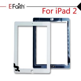 Topkwaliteit Touch Digitizer voor iPad 2,3,4 Screen Digitizer Vervangingen met Home-knop Lijm Praktisch