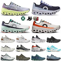 Traineurs de qualité supérieure chaussures de course hommes femmes nuages eclipse curcuma foin de fer lumos confortable blanc noir respirant respirable