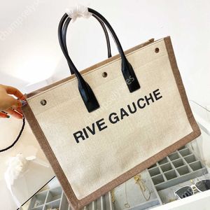 Top Qualité Tendance Luxurys Designers Totes Sacs Pour Femmes Rive Gauche Fourre-Tout Shopping Sacs À Main Bourse Dames Casual Fourre-Tout Toile Sac À Bandoulière32