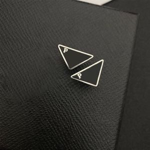 Boucle d'oreille Triangle lettre avec timbre, accessoires de bijoux à la mode pour cadeau de fête, 4 couleurs, qualité supérieure, 2265