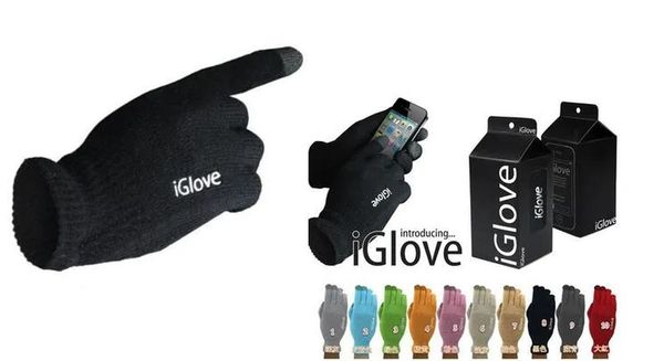 Guantes de pantalla táctil capacitiva iGlove unisex de calidad superior Guantes IGloves cálidos de invierno multiusos para iphone 7 samsung s7 2 piezas por par ZZ