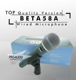 Topkwaliteit versie Beta58a vocale karaoke handheld dynamische bedrade microfoon BETA58 microfoon Mike Beta 58 A Mic4033717