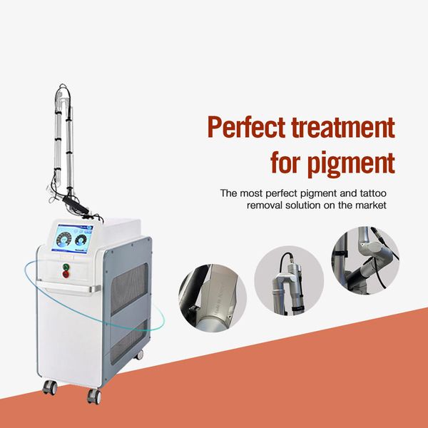 Qualité supérieure taches de rousseur verticales pigmentation Q Switch Nd Yag sourcil picoseconde Laser détatouage Machine âge taches Machine d'élimination prix abordable