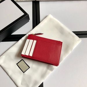 Portefeuille de portefeuille de qualité supérieure Femmes Real Leather Square Luxurys porte-clés Holders Card Holders avec boîte 2517