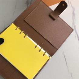 Top qualité Portefeuilles Notebook MEDIUM SMALL RING AGENDA COVER Work business Womens Fashion Credit Card Holder Case Luxury Wallet Ico190D