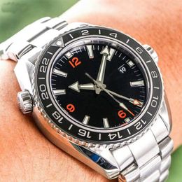 Reloj de alta calidad con bisel de cerámica Rologio azul 42MM hombres relojes para hombre movimiento mecánico automático reloj de pulsera de lujo 206P
