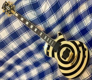 Topkwaliteit hele fabriek Custom Shop Zakk Wylde Bullseye EMG pickups LP elektrische gitaar op voorraad3303418