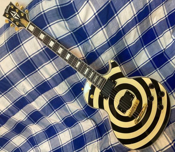 Top qualité usine entière boutique personnalisée Zakk Wylde Bullseye EMG micros LP guitare électrique en Stock3303418