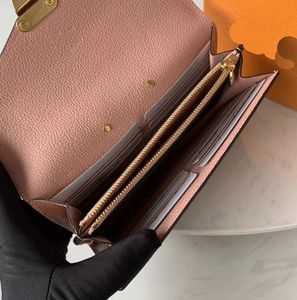 Top qualité en gros divers concepteur en cuir véritable avec toile longue tout autour fabuleux portefeuille luxe femmes sac réel LM58414 carte Holde