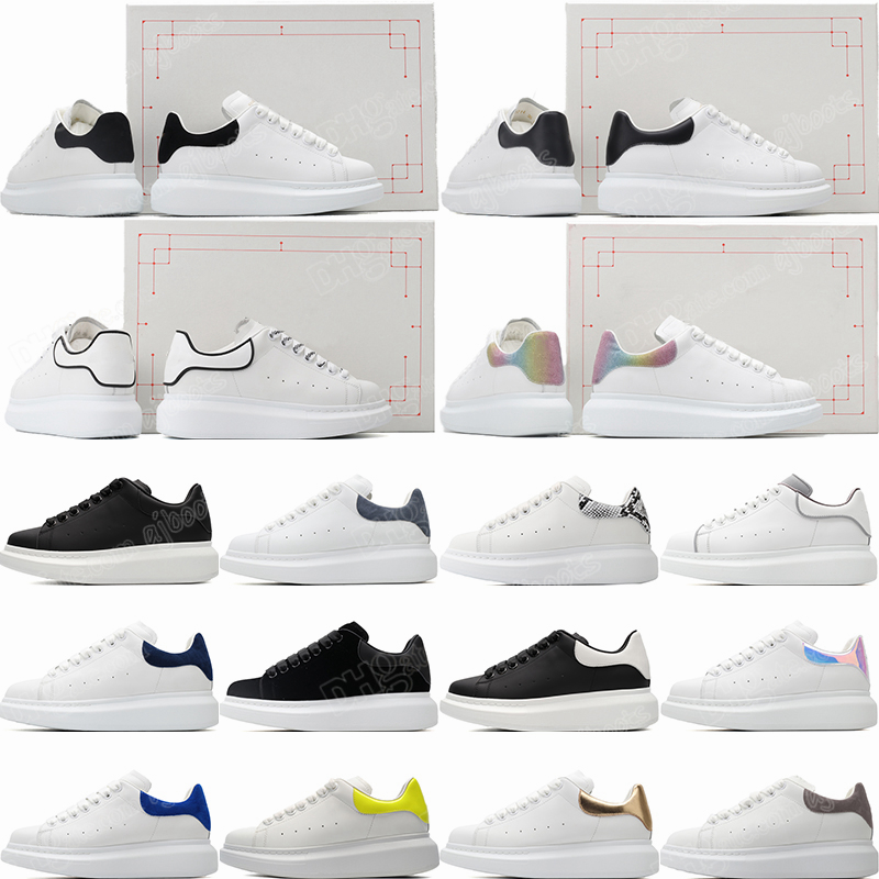 2023 Designer Sneakers Oversized Casual Shoes White Black Leather Luxury Velvet Suede Womens Espadrilles Trainers mens women Flats Lace Up Platform With Box