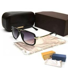 Hochwertige Damen-Sonnenbrille, luxuriös, 239 Herren-Sonnenbrille, UV-Schutz, Herren-Designer-Brille, Farbverlauf, Metallscharnier, modische Damenbrille mit Originalverpackung F03