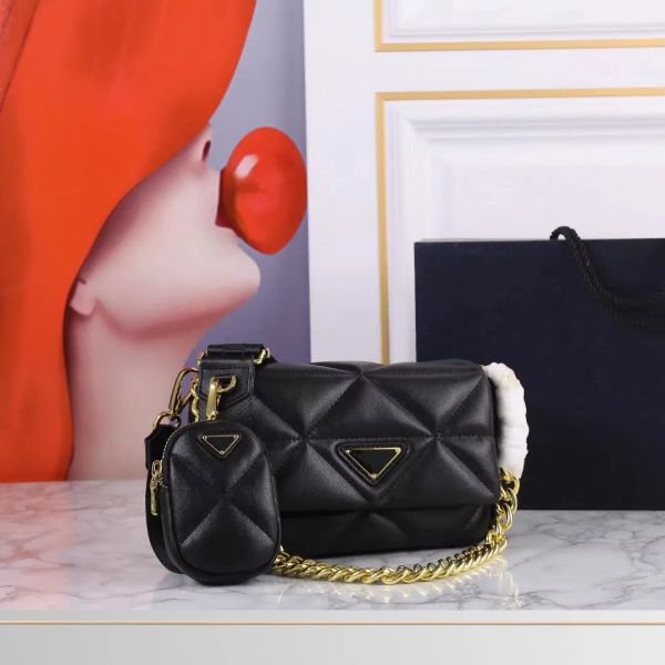 TOP QUALITY Femmes Hobo Designer sac à bandoulière sacs à main luxe chaîne sac à bandoulière sac à main meilleure qualité lettre sac à main pour femme sacs fourre-tout sac de soirée deux pièces ensemble sacs