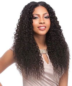 Top qualité femmes longue perruque frisée crépue africaine Ameri belle coiffure brésilienne simulation de cheveux humains perruque frisée crépue pour dame