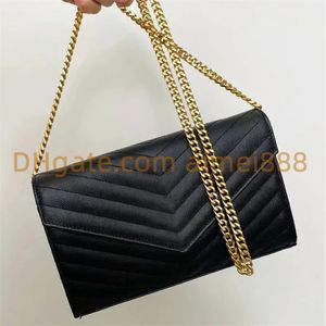 10A miroir qualité femmes enveloppe de luxe portefeuille sac pochette sacs à main fermeture éclair embrayage fourre-tout en cuir véritable sacs à bandoulière sacs à main bandoulière chaîne caviar même sac