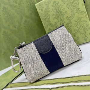 Topkwaliteit vrouwen mannen Ophidia Key Case Wallet Designer Card Holder kalf leer mini portemonnee handtas met box267o
