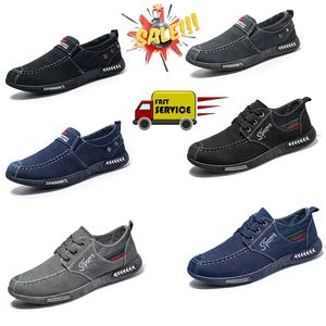 Top qualityMen Ademende Casual Schoenen Hombre Jeans Canvas Mode Flats Loafer Espadrilles Mannen Zachte Zool Sneakers 39-44