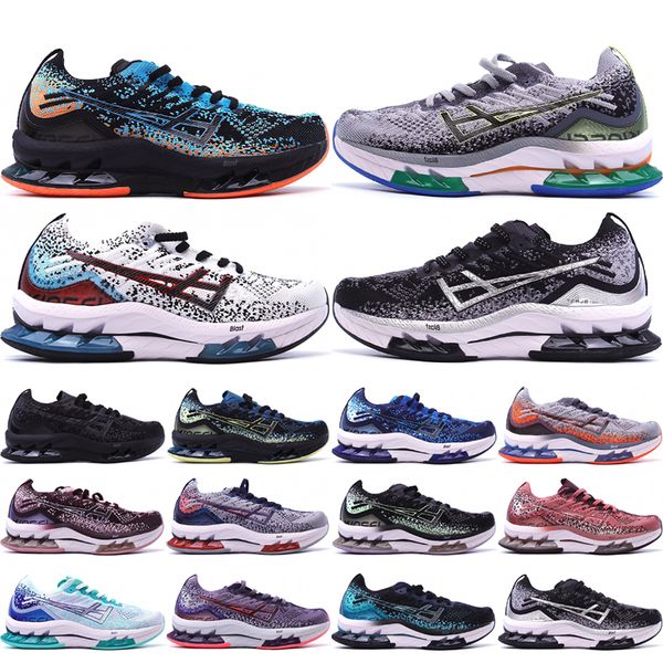 Top GEL-K Blasti Hommes Femmes Marathon Chaussures De Course 2023 Designer Baskets Baskets Électrique Bleu Choquant Orange Noir Ice Mint Trail Baskets Extérieures 36-45