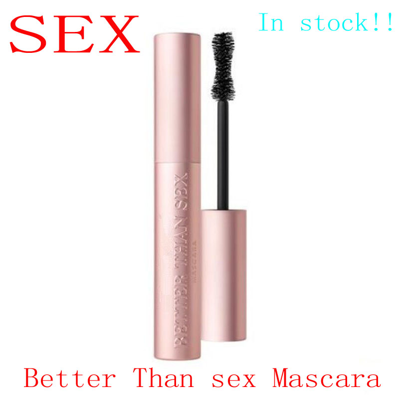 Top Quallity! New Face Cosmetic Better Than Sex Better Than Love Mascara Colore nero lunga durata Più volume 8ml Masacara