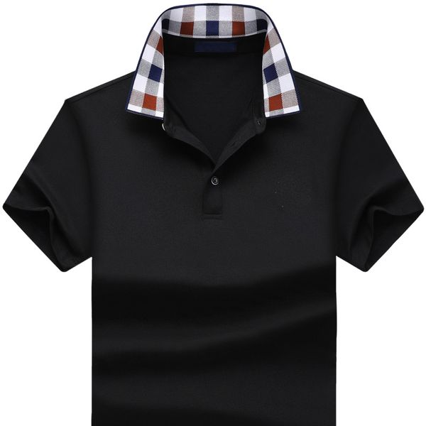 Top Quanlity 5a Polos T-shirts pour hommes Hommes Basic Business Design Vêtements Tech Fleece Shirt Mode en Franch T-shirts Lettres brodées Badges Court Gris
