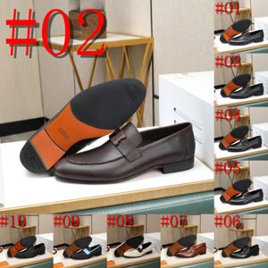 Top Quatily luxueuze mannen formele kleding schoenen mannelijke Oxfords triple joint kantoor designer loafers schoenen echt lederen mocassins trouwfeest slip op schoenen 2024