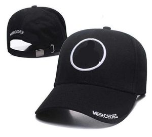 Top Racing chapeaux de moto équipe Mercedes-Benz-AMG Marshmello hommes et femmes chapeau de ballon de sport ajusté casquette de maille de mode casquettes de camionneur de jeunesse a4