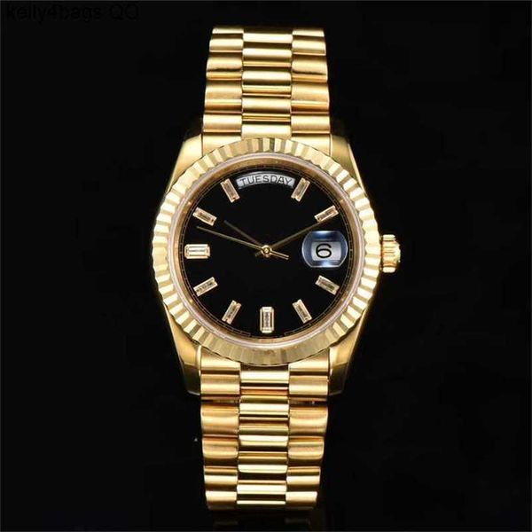 Top Roles Montre pour homme Rolaxs Datejust Japon Montre mécaniqueSuper Quartz Endurance Montre pour homme Or 18 carats Montre président Verre saphir 41 mm Datejust 904L en acier inoxydable