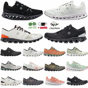 TOP Zapatos para correr Cloudtec Cloudsurfer Frost White Gym Pink x 3 Triple Black Olive Grey X1 Clouds Runner Cloud Sneaker Hombres Mujeres Diseñador Entrenadores Tamaño grande 36-47