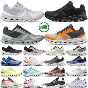 Top loopschoenen voor heren Dames Zwart Grijs Wit Vorst Vlam Marineblauw Groen Oranje Geel ademende heren sportschoenen Sportschoenen Runner