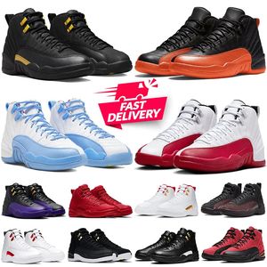 12 12s basketbalschoenen heren trainer zwart taxi kersen briljant oranje veld paars donkergrijs griep game designer mannen sport sneakers 40-47 gratis verzending