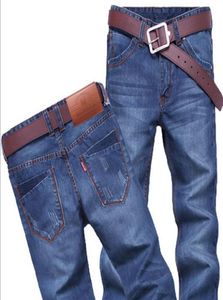 Top S Demin Slim Fit Men Jeans Vintage Straitement régulier Colored Selvedge Jogger Pantalon Zipper Washed Demin Asian Taille Traflers2281568
