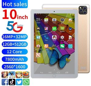 Top S Factory 10 5 inch aluminium tablet PC Android 8 voor man Kids Aangepaste opslag 128G 512G 2021 NIEUWE Fashion Gaming Tablets287460499999