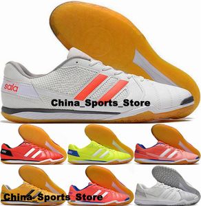 Top Sala IC IN Voetbalschoenen Voetbalschoenen Maat 12 Voetbalschoenen Indoor Turf Hoge kwaliteit Us12 Sneakers Us 12 botas de futbol Heren Eur 46 Voetbalschoenen Stijgijzers Dames