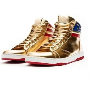 des chaussures  2024 Designer basketball Casual Dress Shoes The Never Surrender High-Tops trump trumps Running Gold Custom Men Outdoor Sneakers Comfort Sport Trendy