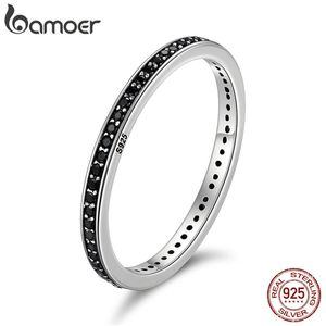 TOP VENTE 925 En Argent Sterling 2 Couleurs CZ Bagues Empilables pour Femmes Bijoux De Mariage Cadeau Mère SCR114 220224