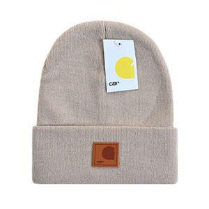 Top vente Carhart Beanie hiver unisexe tricoté chapeau Gorros Bonnet crâne casquettes tricot chapeaux classique casquette de sport hommes femmes décontracté en plein air Designer bonnets W-14