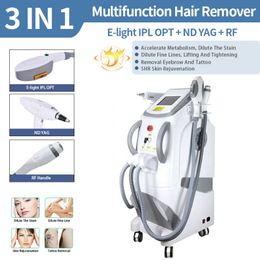 Ventes supérieures 4 en 1 laser multifonction RF Q Commuillis nd yag machines Aleght Opt IPL Épilation de cheveux Diode Hair Repousser la machine 421