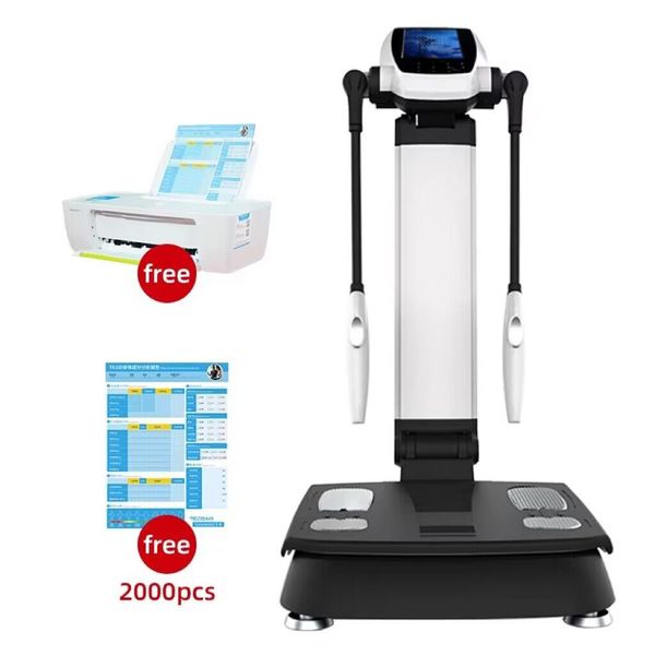 Lo mejor en ventas básculas de peso corporal pantalla táctil LCD informe A4 medidor analizador de grasa 770 análisis de composición corporal