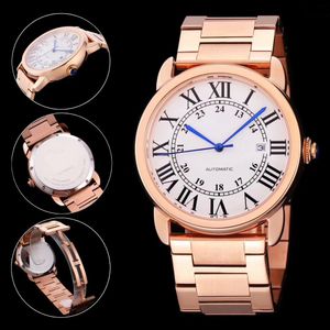 Top verkopen automatisch horloge voor de mens, luxe horloge mechanisch horloge roestvrij horloges stalen polshorloge 059