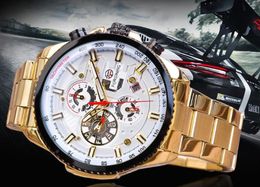 Top Sell Smarsining Fashion Man Horloges Heren Mechanical Automatisch Horloge Roestvrij staal Polshorloge voor Man For04