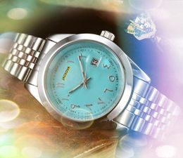 Top vente hommes femmes arabe chiffre romain cadran montres mouvement à quartz mâle horloge cool bande en acier inoxydable lunette en céramique super chaîne bracelet montre-bracelet cadeaux