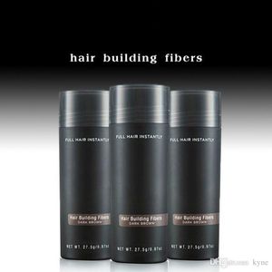 Top vendeur marque cosmétique 27.5g fibre capillaire kératine poudre Spray éclaircissement cheveux correcteur 10 couleurs DHL livraison gratuite chaude